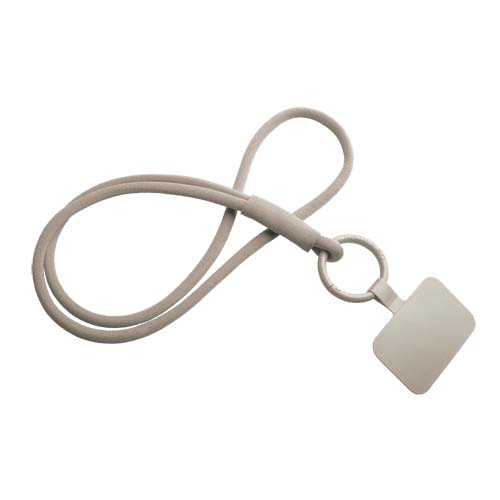 Cordon porte-téléphone personnalisé Tubyard Marron café